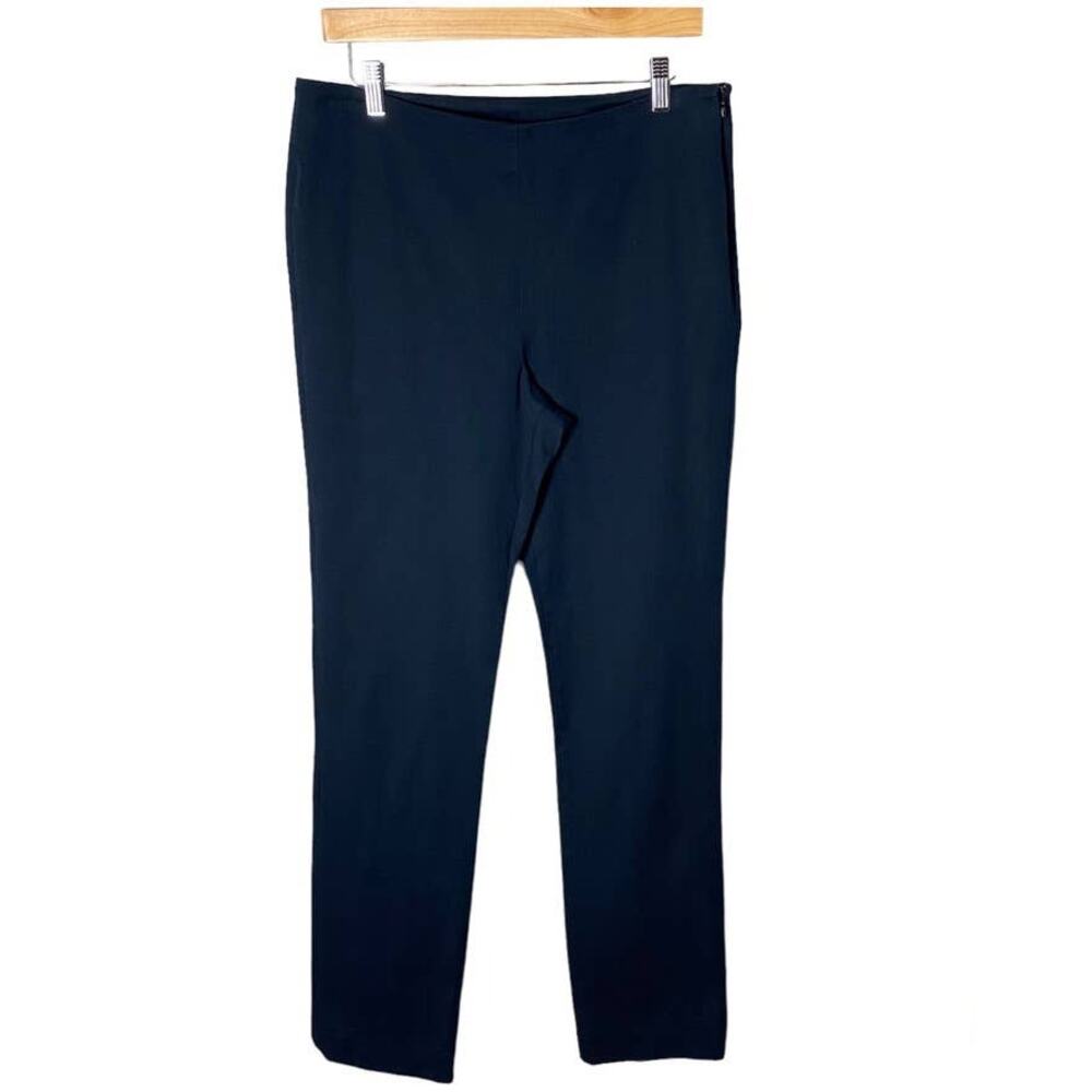 Soft Surroundings Womens Tall Side Zip Denim Jeggings with Stretch Blue 10T